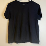 Bombas  Crew Neck T-Shirt Black Solid Bee Better Cotton Blend Medium Photo 0