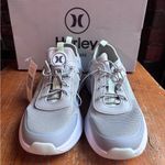 Hurley  womens Roscana bungee slip on nautical casual shoes gray 7.5 Photo 4