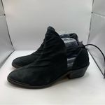 Free People  Southern Cross Black Leather Cutout Booties size 40 US 9-9.5 Photo 4