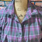 Duluth Trading Company Casual Button Down Shirt Purple Size M Photo 2