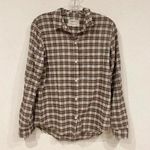 Current/Elliott  Plaid Button Down Shirt Size Small EUC Photo 1
