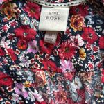 Knox Rose Red Floral Midi Dress Sz: M Photo 4
