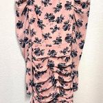 Nasty Gal Ruched Sleeve Floral Mini Dress Photo 0