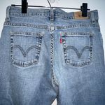 Levi's 550 Womens Relaxed Boot Cut Blue Jeans Size 6 Short Cotton Stretch Y2K Photo 3