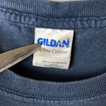 Vintage Y2K My Indian Name Beer Tee T Shirt Blue Large L Statement Humor Graphic Photo 3