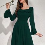 Womens Long Sleeve Ruffle A Photo 1