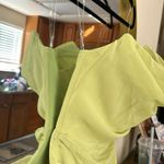 House Of CB  XS D-DD‎ Adrienne Lime Green Strapless Dress gown neon NWOT Photo 8