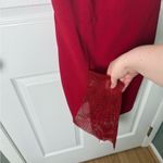 Helsi Sam Chain Mail Detail Minidress in Red M Size M Photo 4