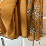 Mystree  Mustard Aztec Print Surplice Wrap Dress - Size Small Photo 5