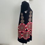 ZARA floral polka dots vintage style tunic dress Black and Red Floral LARGE NEW Photo 6