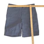 Mario Serrani Italy Blue Print Golf Shorts Women's Size 2 Stretch 8.5" inseam Photo 5