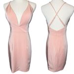 Jovani  Plunging Neckline Mini Dress Photo 1