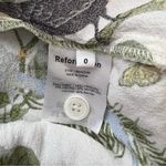 Reformation Rianne dress tropics print toucan bird tropical leaves sz 0 Photo 6
