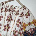 Anthropologie Fig and Flower floral smocked tunic blouse size 2X Photo 5