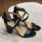Michael Kors  Black Strappy Block Heels Photo 0