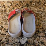 Vionic  Women‎ Sandal Hayden Size 9 Red Leather Slide Shoe Sandals Photo 4