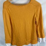 Foxcroft  Mixed Media sweater Orange size medium Photo 5