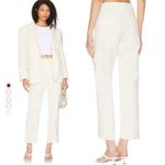 MOTHER The Rambler Cargo Ankle Jeans in Cream Puffs Size 28 Photo 1