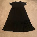 Elegant‎ Black Midi Dress Size L Photo 4