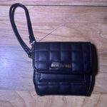 Steve Madden Black Quilted Wristlet Photo 0