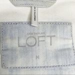 Loft Ann Taylor Light Washed Denim Jean Jacket Medium Photo 2