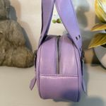 Free People  bag leather small handbag purse boho lilac purple lavender Photo 2