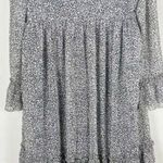 Joie NEW  Provence Midi Dress Silk Floral Black Long Sleeve Size Small S Photo 1