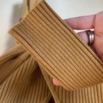 MINKPINK Brown Gold Ribbed Wrap Top Photo 7