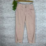 Francesca’s Harper Heritage Abigail Tapered Ankle Strap Jeans Pink Size 26 Photo 1