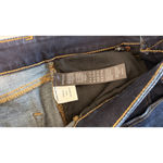 Spanx High Rise Straight Leg 5 Pocket Denim Size 28 Zip Up Jeans Dark Wash Denim Photo 3