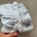 Brandy Melville blue and white striped boxer shorts Photo 1