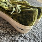 Seavees  Green Velvet Women's Sneakers Photo 2