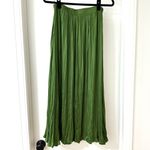 ZARA NWT  Green Maxi Pleated Skirt, Size XS/S Photo 8
