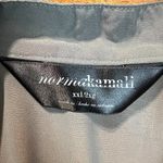 Norma Kamali  Blouse Womens XXL Gray Sheer Button Down Ruffle Bib Whimsical‎ Photo 7