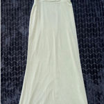 Azazie  Stretch Agave Sheath V-Neck Pleated Stretch Satin Dress Size‎ 4 Photo 0