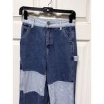 PacSun AQB  Jeans Women's Size 24‎ Colorblock 90s BF Cargo Carpenter Contrast Photo 5