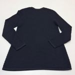 COS  Sweater Womens X Small Black Raised Stitch Jumper Textured Crew Neck Cotton Photo 3
