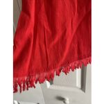 Cupcakes‎ and Cashmere Women's XS Red Sleeveless Fringe Hem Top Chic Photo 1