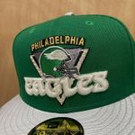 Myfitteds Philadelphia eagles Super Bowl patch size 8 new era fitted brand new in store exclusive Green Photo 1