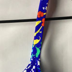 Just My Size JMS  WOMENS SWIM TOP SIZE 22W ROYAL BLUE FLORAL PRINT UNDERWIRE Photo 3