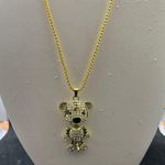 Gold Tiger Chain Necklace With Czs Photo 0