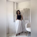 ZARA NWT  Women’s Cotton Lined Embroidered Eyelet Maxi Skirt Size XL Photo 7