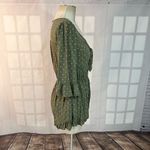 Abercrombie & Fitch sage green polka dot 3/4 sleeve romper size XS Photo 6