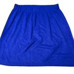 Vintage 1045 Park Royal Blue Elastic Women's Skirt size Large Photo 0