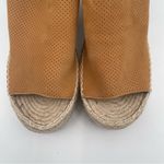 Marc Fisher Shoes Lannie Leather Ankle Strap Espadrille Platform Wedge Sandal 11 Photo 4