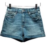 American Eagle Women’s Mom Jeans Denim Jean Shorts Size 00 Photo 0