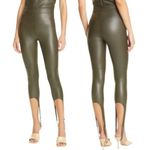 NWT Alix NYC Brower Faux Leather Stirrup Leggings Pine Green Women’s Size Small Photo 13