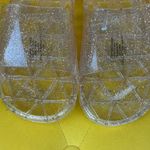 Just Be  Sparkling Clear Slide Sandals Size 9 Photo 3