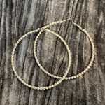 Elegant Silver Hoop Earrings Photo 0