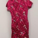 Chinese lunar new year 100% rayon embroidered buckle Cheongsam dress Photo 5